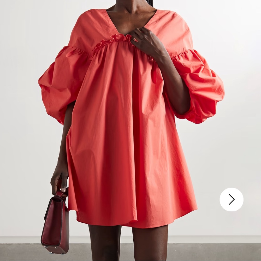 Kika Vargas Coral Mini Dress